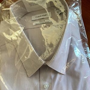 Calvin Klein Men's Dress Shirt 17 1/2 New with tags